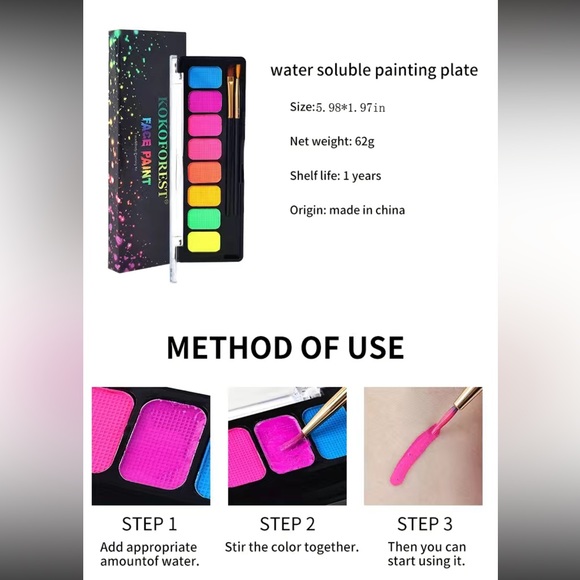 New Water-soluble Makeup Palette - Picture 3 of 4